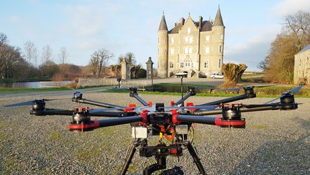 Tournage drone pour la série documentaire « Escape to the château »